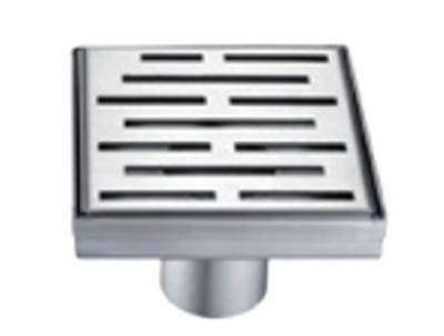 China Square flap drain floor drain 304 stainless steel with removable foreign body catching parts Oour proof water back with for sale