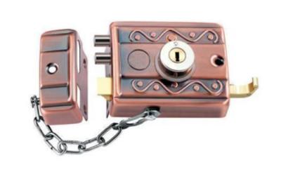 중국 Brass Rim Door Locks Latch European Security Door Night Durable Smooth 판매용