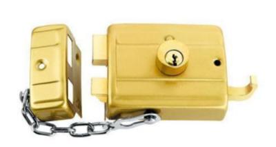 China Home Hotel Double Lock Door Latch Polished 8~12mm Sliding Door Lock à venda