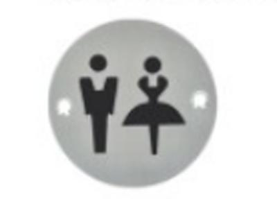 Chine Image de panneau de toilette pour femmes et hommes Panneau de porte de salle de bain Panneau de toilette en acrylique personnalisé à vendre