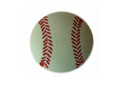 China Dekorations-Kindertürknauf-Baseball-Form-Entwurf fertigte die giftige Farbe nicht besonders an zu verkaufen