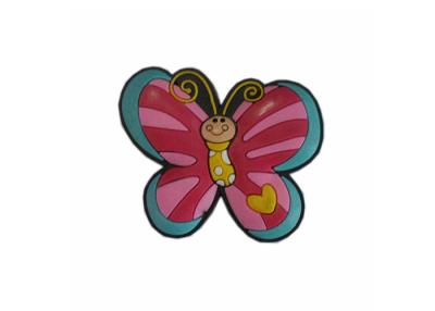 China Baby Boy Children Door Knob , Butterfly Childrens Drawer Knobs Mooth Rubber Plastic for sale