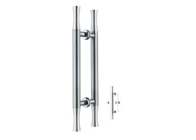 China Wood door handle big long pull push glass Door Handle Stainless Steel 201 304 for sale