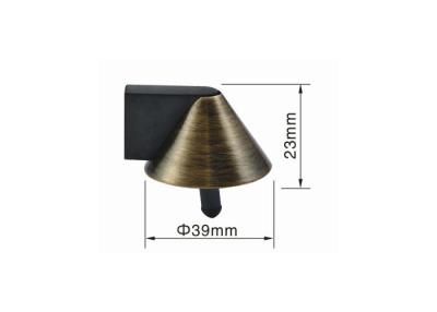 China Polished Magnetic Door Stop Holder Easy To Install Long Lifespan Fashion Design for sale