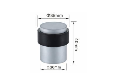 China Aluminium Alloy Magnetic Door Catch , Solid Modern Door Stops Easily Pull Push for sale