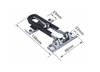 China Floor Mounted Door Lock Latch Modern Simple Design Corrosion Resistant for sale
