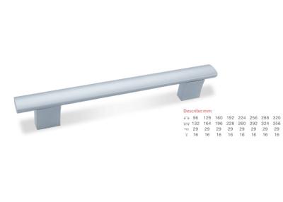 Chine Poignée en aluminium 64, 96, 128mm de traction de poignée de Cabinet populaire et moderne de meubles à vendre