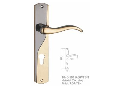 China Brass Cylinder Zinc Mortise Door Handle Stainless Steel Lock Body  Chrome Plated for sale