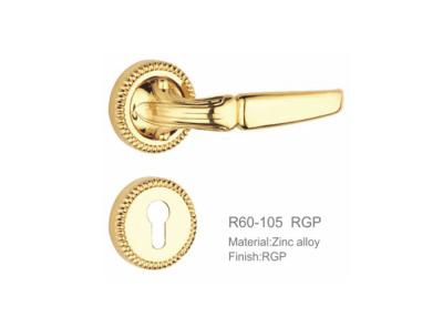China Modern Multicolor Exterior Door Handle And Lock Set Highly Skilled Process for sale