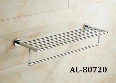 中国 真鍮の衛生きれいな浴室の付属品は、優雅な浴室ガラス棚のタオル掛けを置く 販売のため