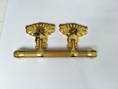 China Gold Color Plastic Coffin Accessories Casket Handles For Decorating Coffins for sale