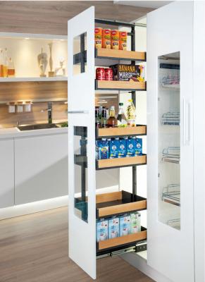 China Tall Larder Pull - Out Cupboard Modern Kitchen Accessories For Modular Kitchen for sale