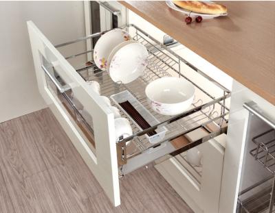 China Bowel And Dish Stainless Steel Kitchen Storage Baskets Pull - Out Drawer for sale