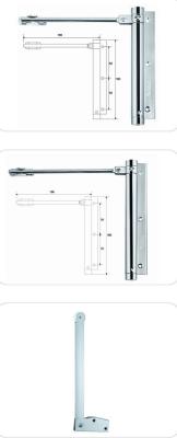 China Cerradura de puerta de cristal de cierre del dispositivo de la puerta en color plata, OEM/ODM disponible en venta