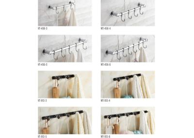 China Wall Mounted Zinc Or Brass Bathroom Robe Hooks for sale