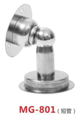 China Hole Free Magnetic Door Stopper Stainless Steel Finish for sale