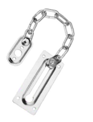 China Hotel Thickened Door Safety Anti Theft Chain SSS Finish for sale