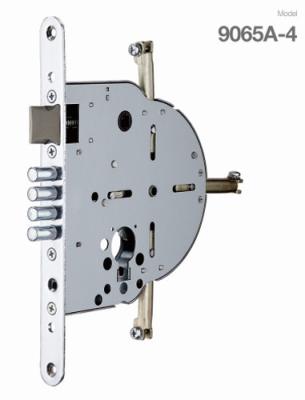 China 250*22mm Square Head Mortise Door Lock 90mm Hole Spacing for sale