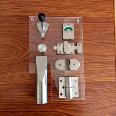 China Cubicle Partition Metal Bathroom Accessories Ss304 Toilet Cubicle Hardware for sale