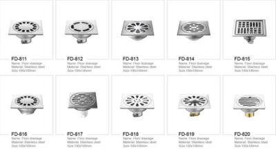 China Polished Pretty Bathroom Accessories Strainer Style Stainless Steel Floor Drain for sale