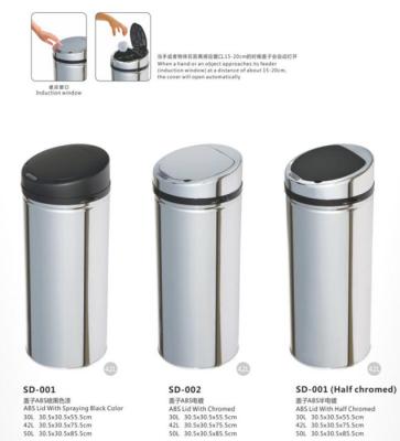 China Balde do lixo impermeável do sensor da indução do balde do lixo 24L da cozinha do agregado familiar à venda