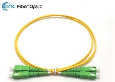China G652D G657A1 G657A2 SM Fiber Optic Cable Patch Cord 1.6mm 2.0mm 3.0mm Diameter for sale