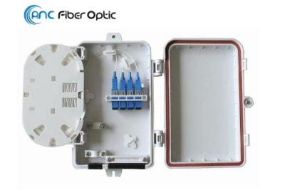China IP65 FTTH Fibre Optic Cable Termination Boxes 4 Core Outdoor Wall Mount for sale