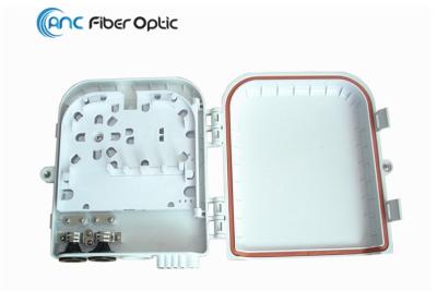 China Outdoor Wall Mount Fiber Optic Termination Boxes 8 Port for 1x4 1x8 PLC Splitter for sale