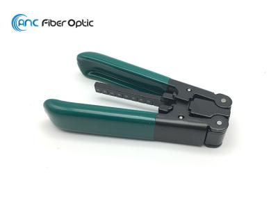 China FTTH Drop Cable Stripper Fiber Optic Termination Tools Zinc Alloy Body Material for sale