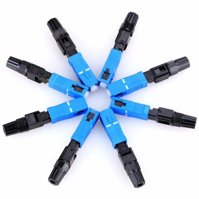 China SC FTTH Quick Assembly Connectors for sale