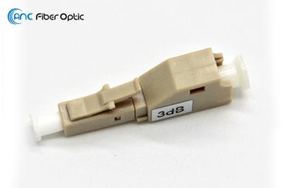 China LC Fiber Optic Attenuator Multimode 3dB 5dB 7dB 10dB 62.5/125 50/125 OM3 Customized for sale