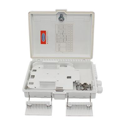 China FTTH 12core Fiber Optic Termination Box 1x8 PLC Splitter for sale