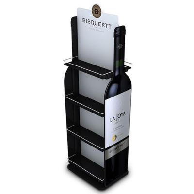 China Customized Double-sided Free Standing Wine Rack Wooden Display Stand Demountable Wine Rack Wood for Pub for sale