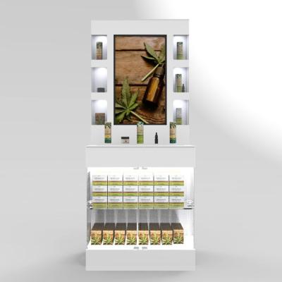 Китай Дисплей шкафа эфирного масла пола выставочной витрины Кристл люсита косметический продается