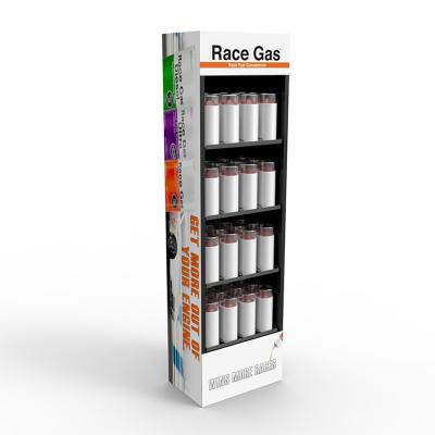 China Aerosol Paint Metal Display Stands Combustion Improver Metal Display Rack for sale