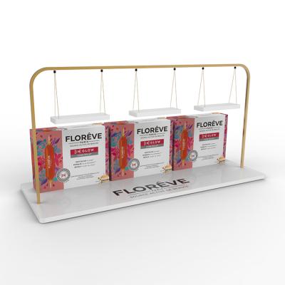 China Customized Acrylic Display Stand Hair Care Products Acrylic Countertop Display Stand for sale