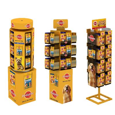 China Pet Food Wooden Holder Stand Customized Colors Made Of Metal for sale