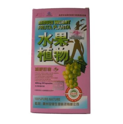 China Pink Box Fruta Planta Herbal Slimming Pills, Natural Diet Capsules To Suppress Appetite for sale