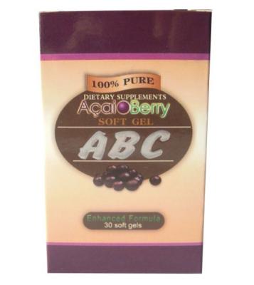 China 100% Natural ABC Acai Berry Slimming Capsule, Fast Weight Loss Diet Pills To Beautify Skin for sale