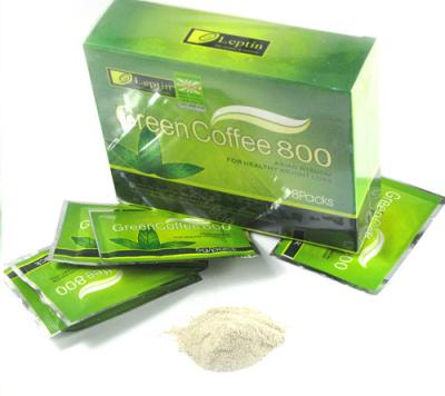 China 100% Original Slimming Leptin Green Coffee 800 With Natural To Lose Weight, 18bags/Box for sale