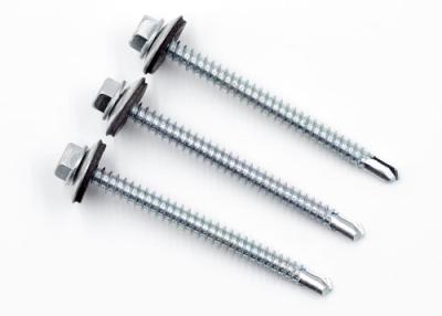 China Hex Head Self Drilling Screw Zinc Plated 4.8/5.5/6.3x(19~100)mm for sale