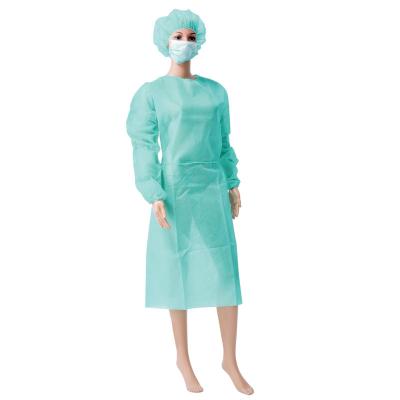 China Lightweight Medical Isolation Gowns PP Nonwoven Material Free Sample for sale