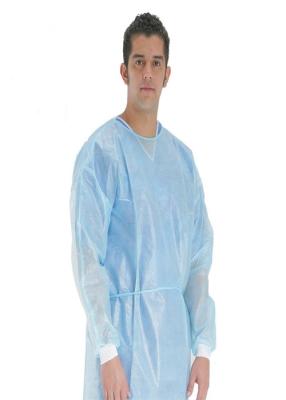 China Multicolor Medical Isolation Gowns Poly Coated With Fluid Resistant for sale