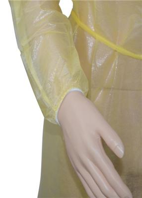 China Os vestidos médicos do isolamento da amostra grátis, quimioterapia descartável vestem o tamanho do OEM à venda