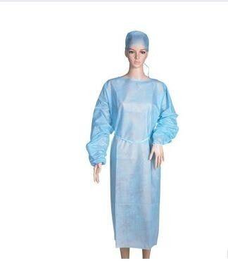 China Customized Lightweight Medical Isolation Gowns For Repels Fluid / Dust for sale