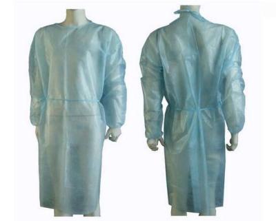China Lightweight Non Woven Disposable Exam Gowns for sale