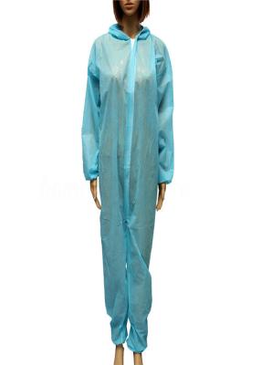 中国 非編まれた使い捨て可能なつなぎ服のスーツは、使い捨て可能なクリーニング食品工業に適します 販売のため