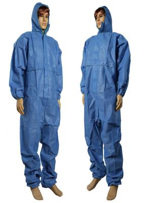 China Germ Free Hooded Disposable Work Suits With SGS ISO9001 TUV Approved for sale