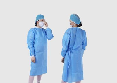 China Eco Friendly Medical Isolation Gowns Foldable Acid Proof For Hospital for sale