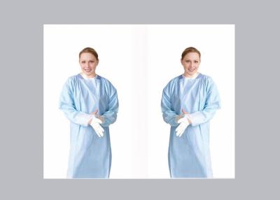 China OEM ODM Blue Color Disposable Doctor Gown Anti Static ISO CE Approved for sale